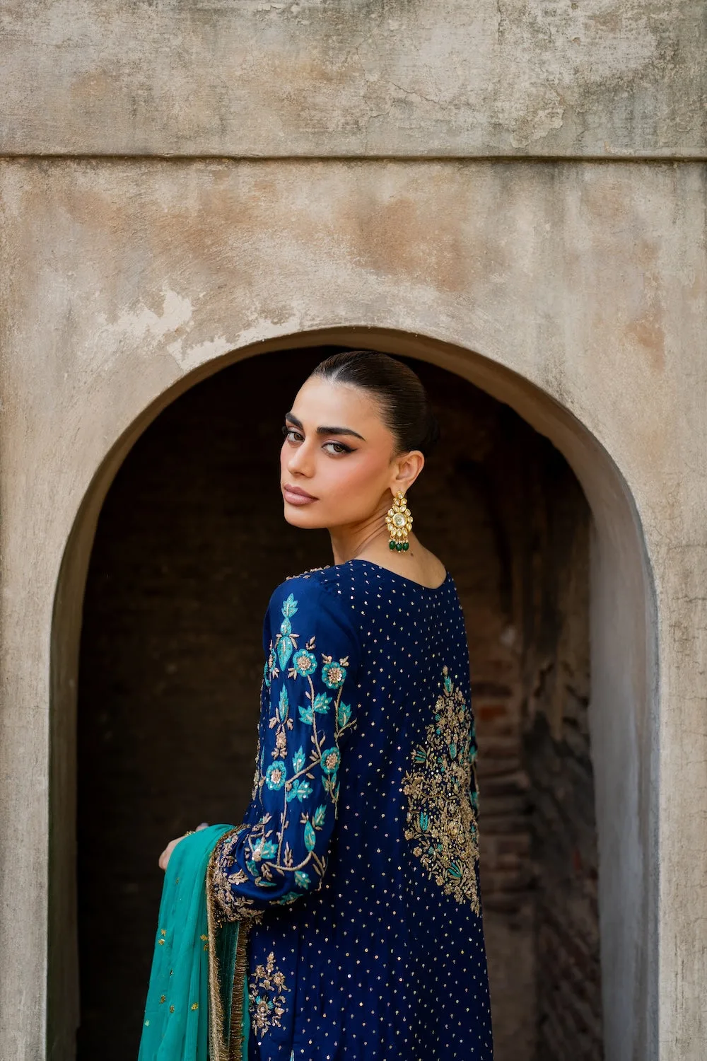 Blue Chiffon – view 8 – Poshaq