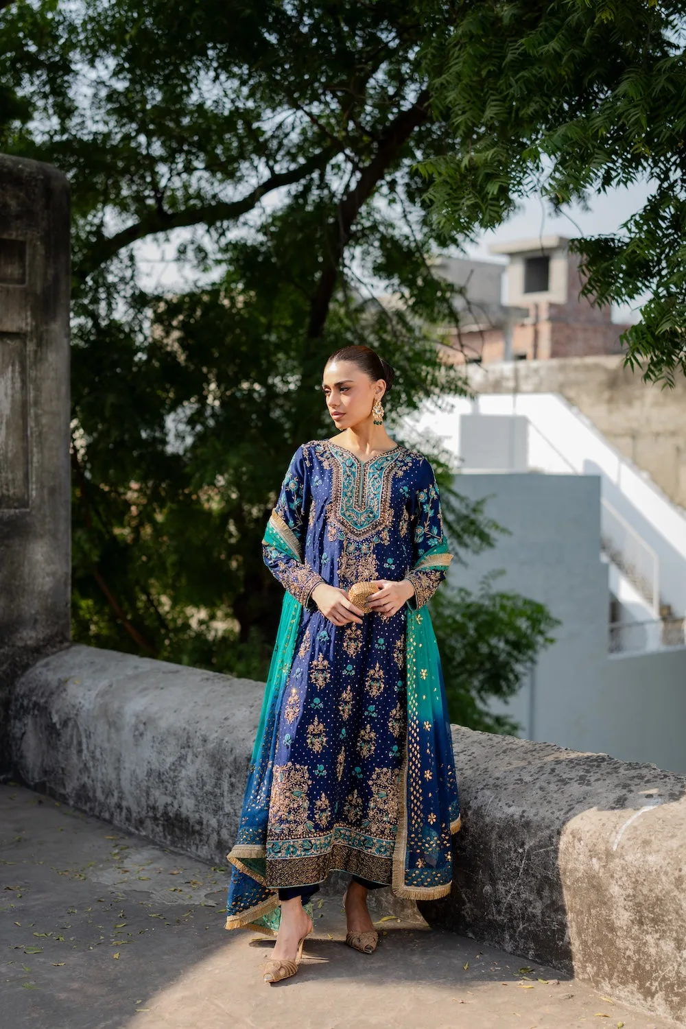 Blue Chiffon – view 9 – Poshaq