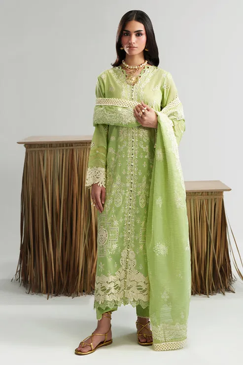 Aabyaan Pret De Luxe 26 Apple Green Organza – view 1 – Poshaq