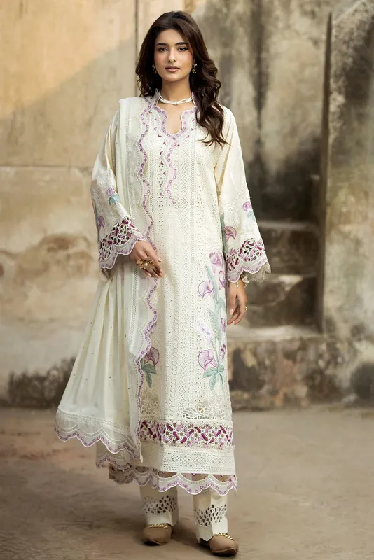 Adans Libas Adans Tradition Ivory Chiffon – view 1 – Poshaq