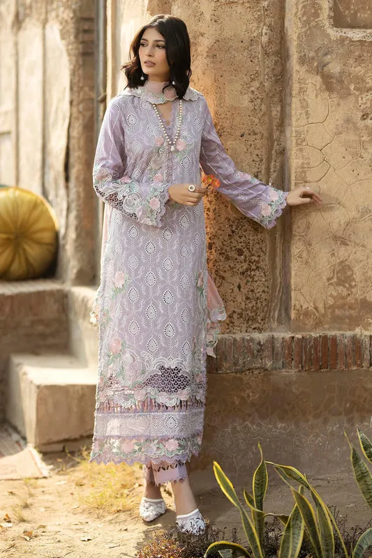 Adans Libas Adans Tradition Light Lavender Chiffon – view 1 – Poshaq