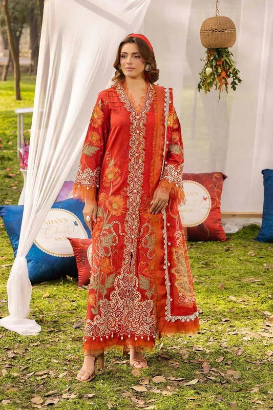 Adans Libas Chantelle 26 Rust Chiffon – view 1 – Poshaq