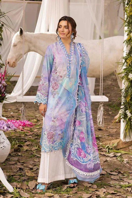Adans Libas Chantelle 26 Light Blue Cotton – view 1 – Poshaq