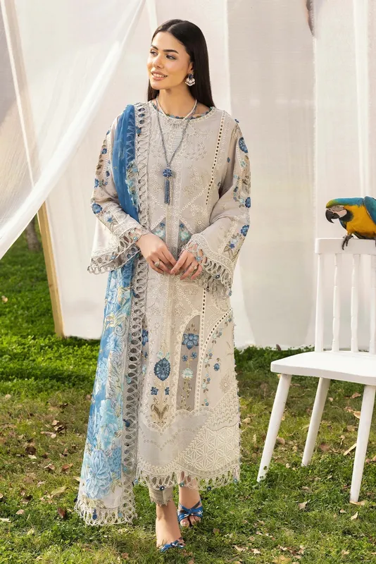 Adans Libas Gardenia 26 Off White Chiffon – view 1 – Poshaq