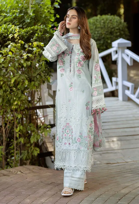 Adans Libas Gardenia Lawn 25 Grey Cotton – view 1 – Poshaq