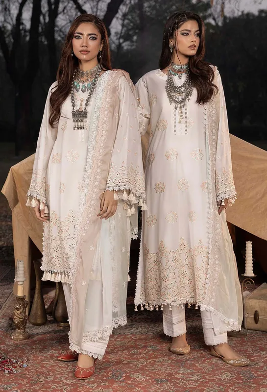 Adans Libas Multikari 25 Ivory Cotton – view 1 – Poshaq