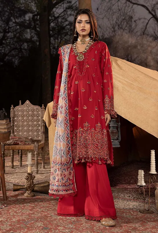 Adans Libas Multikari 25 Haute Red Cotton – view 1 – Poshaq