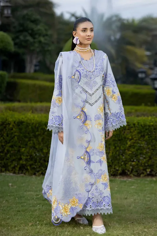 Adans Libas The Fairy Tales Ice Blue Cotton – view 1 – Poshaq
