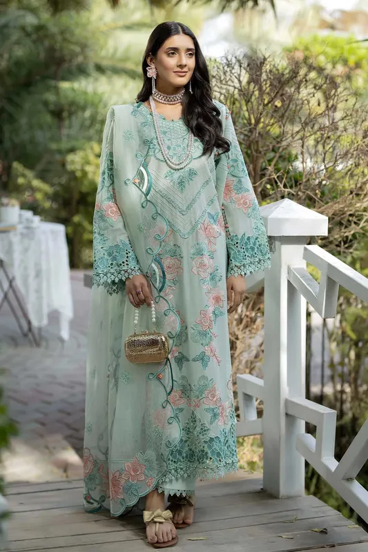 Adans Libas The Fairy Tales Sea Green Cotton – view 1 – Poshaq