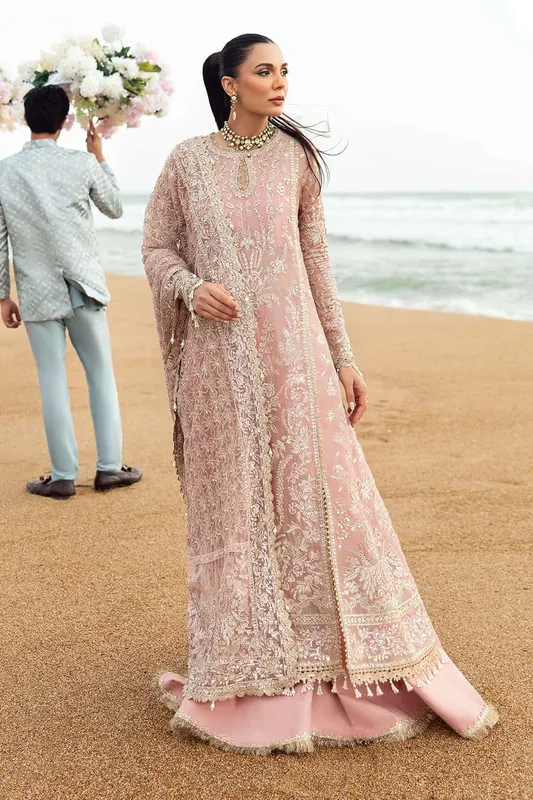 Afrozeh Dastan Goi Formals Raw Silk – view 1 – Poshaq