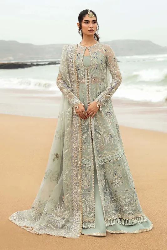 Afrozeh Dastangoi 25 Raw Silk – view 1 – Poshaq