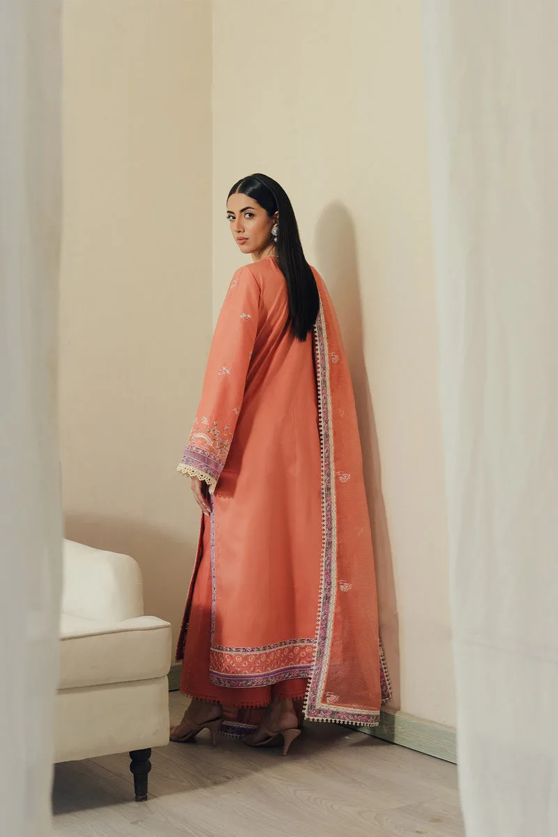 Afrozeh Day Break 26 Orange Lawn – view 2 – Poshaq