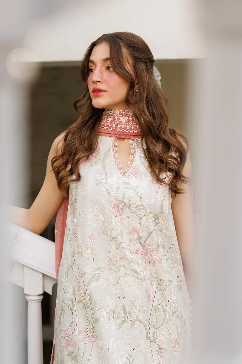 Afrozeh Summer Together 26 White Lawn – view 4 – Poshaq