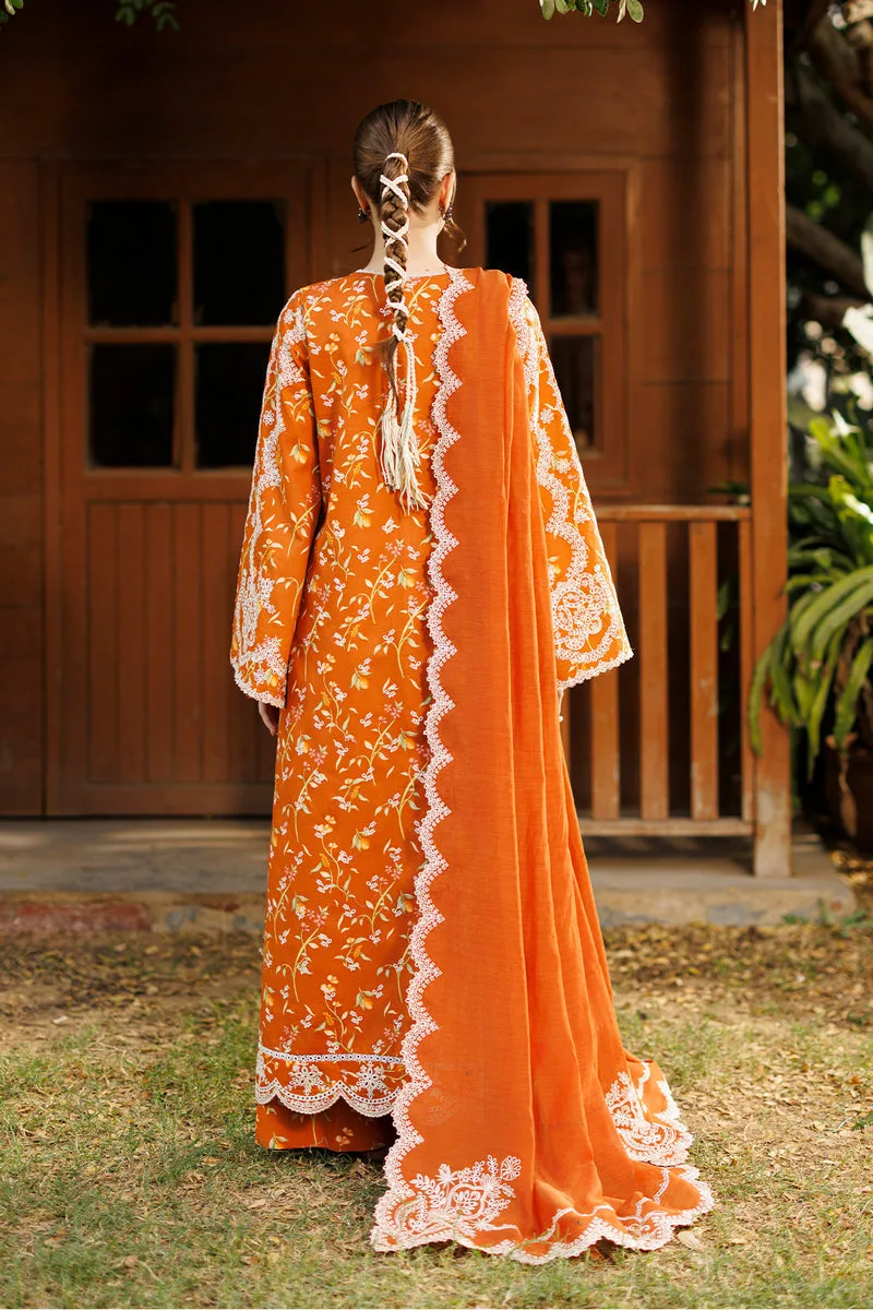 Afrozeh Summer Together 26 Orange Lawn – view 2 – Poshaq