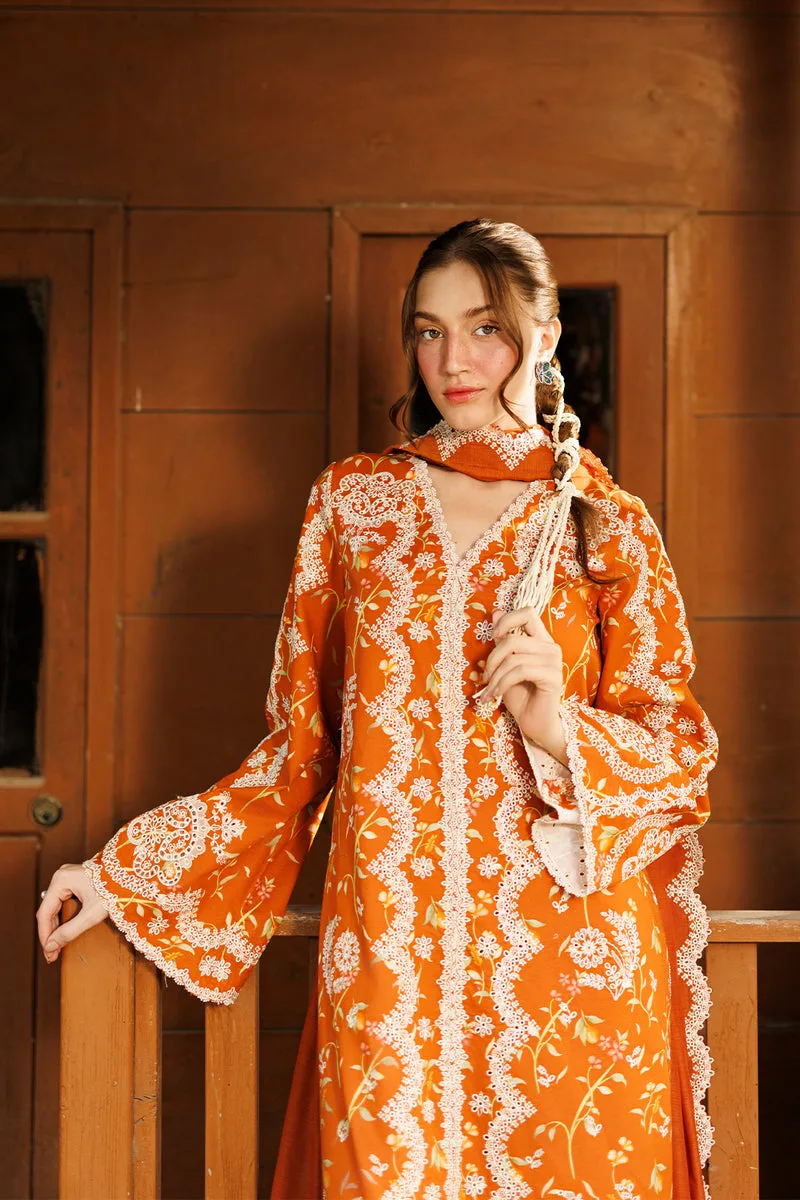 Afrozeh Summer Together 26 Orange Lawn – view 3 – Poshaq