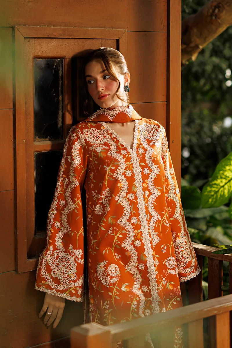 Afrozeh Summer Together 26 Orange Lawn – view 4 – Poshaq