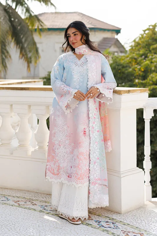 Afrozeh Summer Together 26 Pink Lawn – view 1 – Poshaq