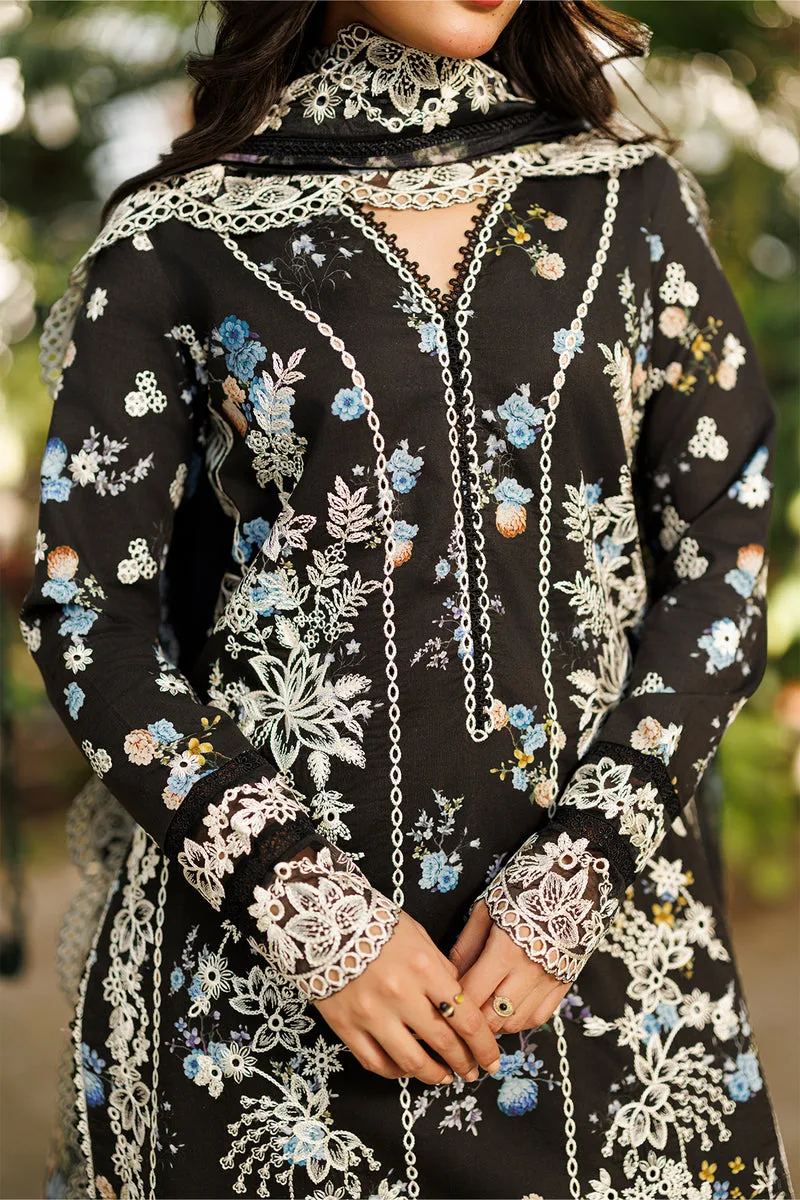 Afrozeh Summer Together 26 Black Lawn – view 3 – Poshaq