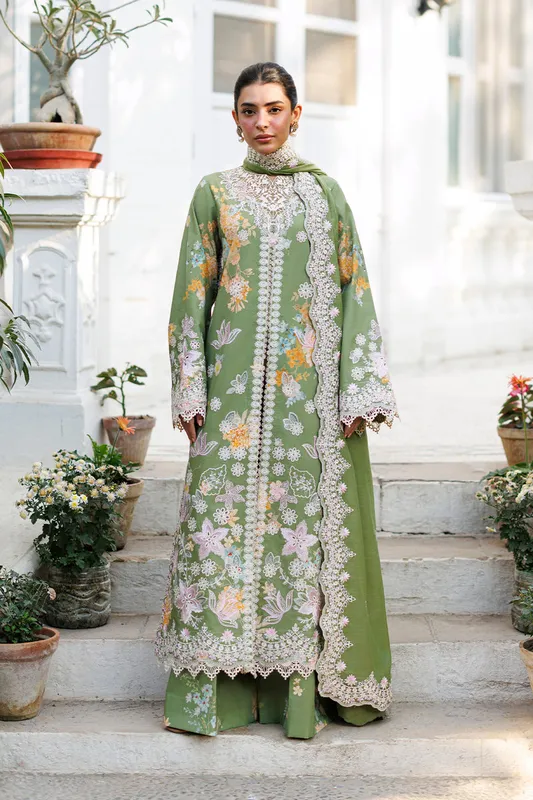 Afrozeh Summer Together 26 Pistachio Lawn – view 1 – Poshaq