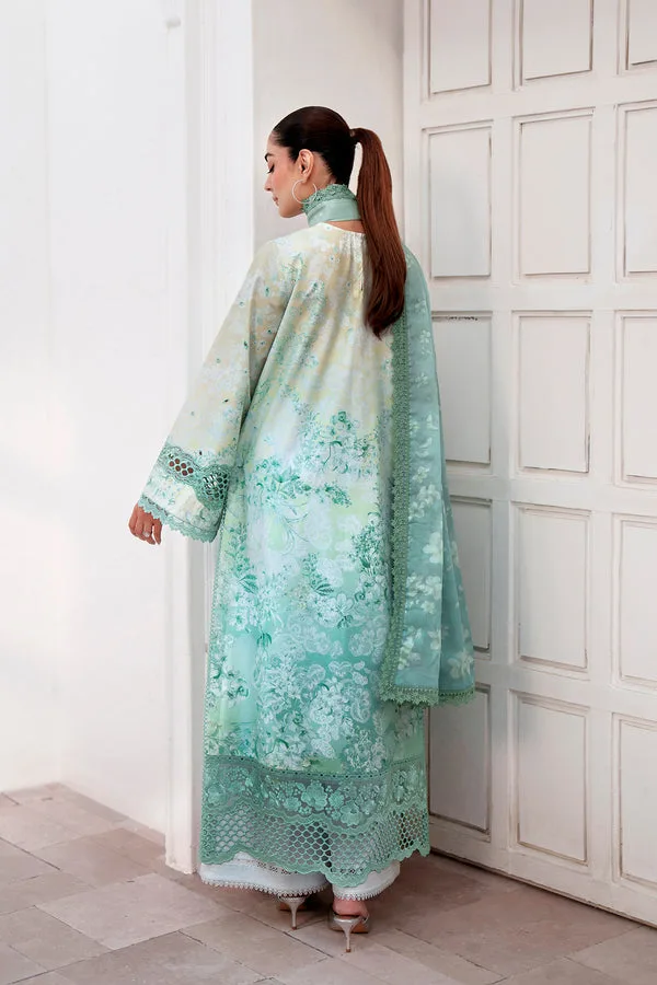 Afrozeh Sunspell 26 Mint Lawn – view 2 – Poshaq