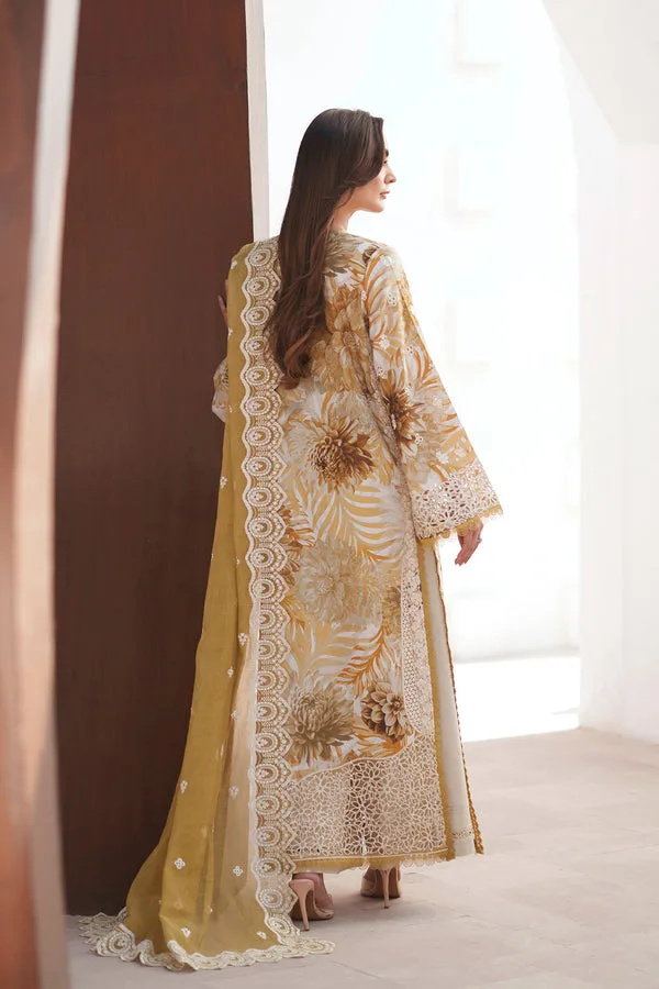 Afrozeh Sunspell 26 Gold Lawn – view 2 – Poshaq