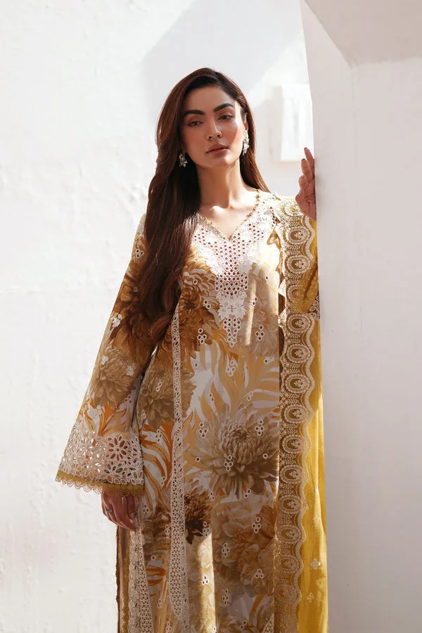 Afrozeh Sunspell 26 Gold Lawn – view 3 – Poshaq