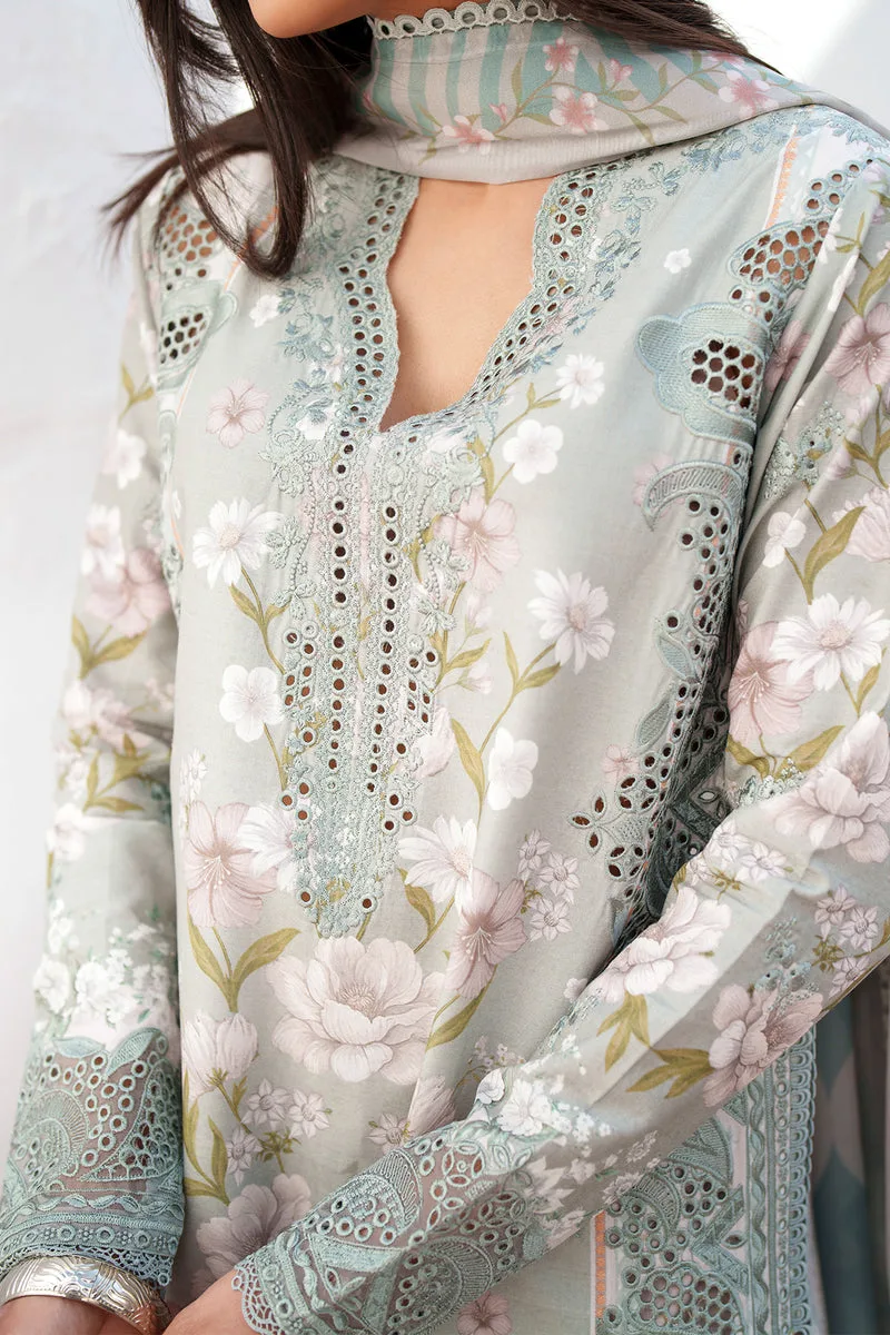 Afrozeh Sunspell 26 Mint Lawn – view 3 – Poshaq