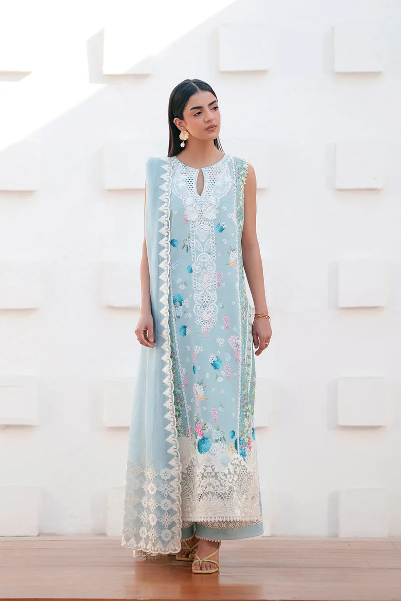Afrozeh Sunspell 26 Sky Blue Lawn – view 1 – Poshaq