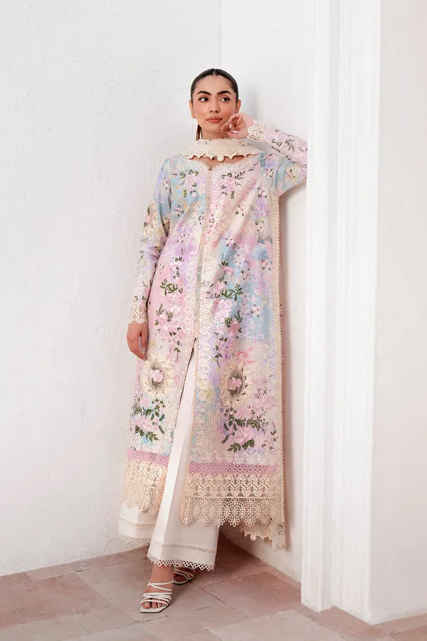 Afrozeh Sunspell 26 Blush Peach Lawn – view 4 – Poshaq