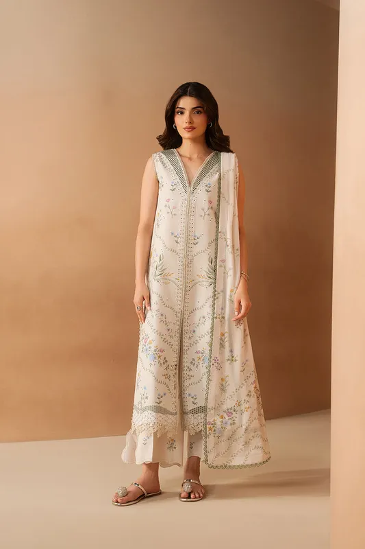 Afrozeh The Haze 26 Ivory Lawn – view 1 – Poshaq
