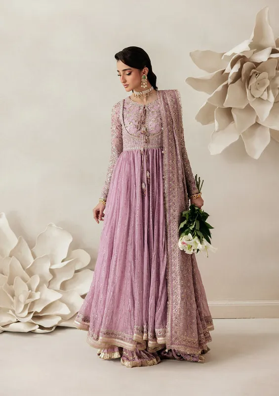 Aik Atelier Aik Sham 26 Lilac Organza – view 1 – Poshaq
