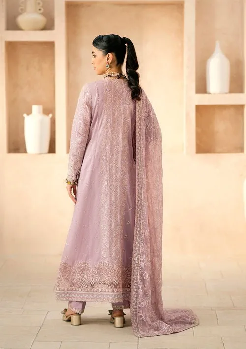 Elegant organza and lawn 3‑piece set with embroidered dupatta – view 2 – Poshaq