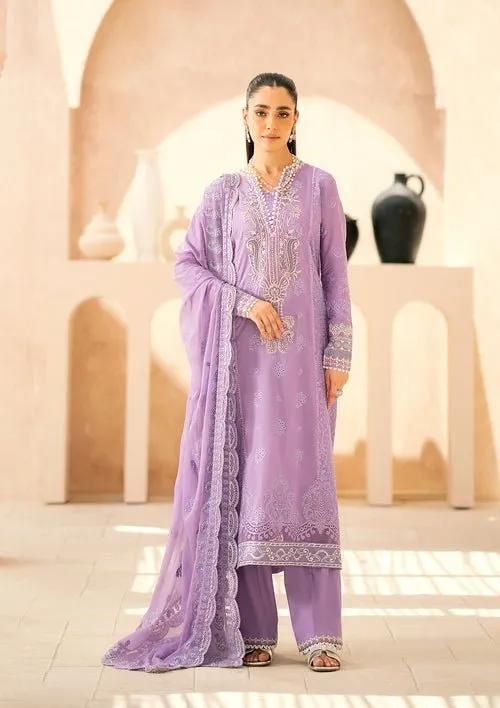 Aik Atelier long shirt with embroidered organza detailing – view 1 – Poshaq