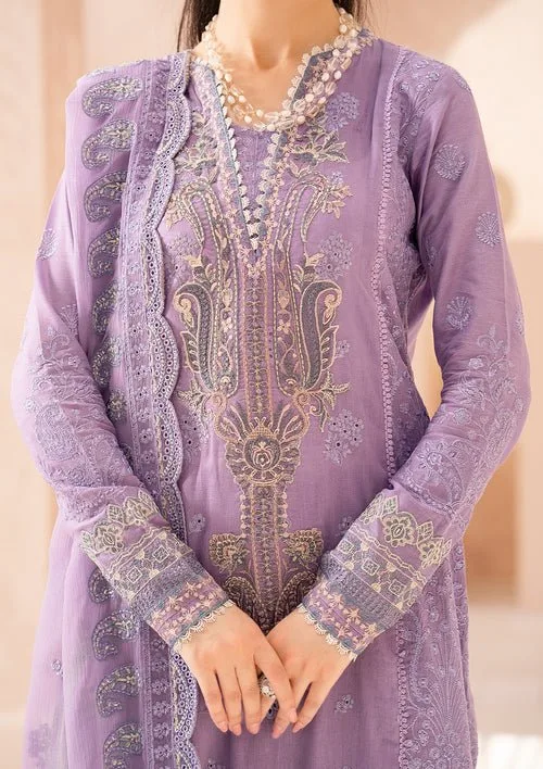 Aik Atelier long shirt with embroidered organza detailing – view 3 – Poshaq