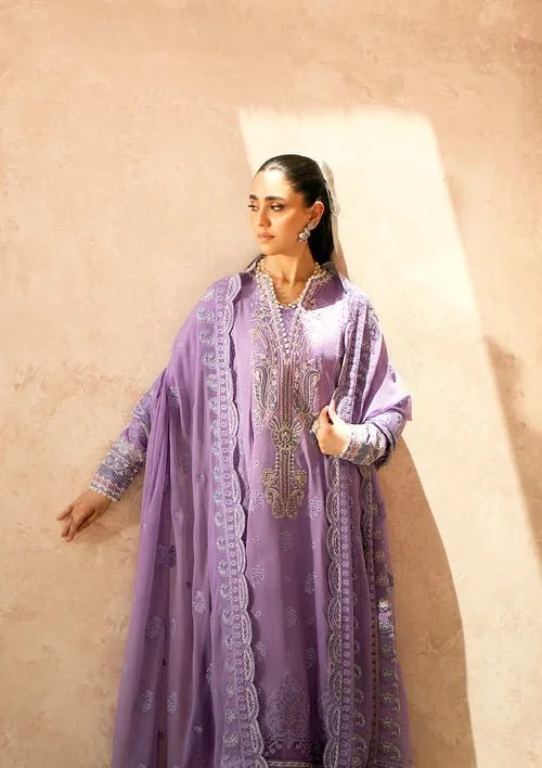 Aik Atelier long shirt with embroidered organza detailing – view 5 – Poshaq