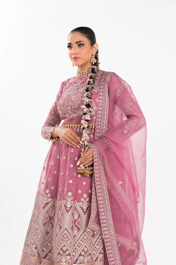 Blush pink formal suit with organza detailing – view 4 – Poshaq